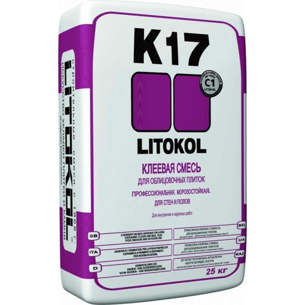Клей плиточный LITOKOL K17 / ЛИТОКОЛ К17 (25 кг). –   в .